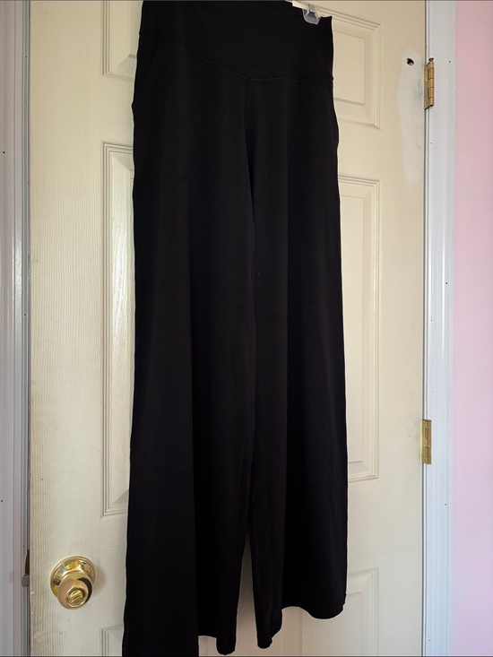 aerie Pants - Aerie Black Wide-Leg Real Me X-Tra Trouser